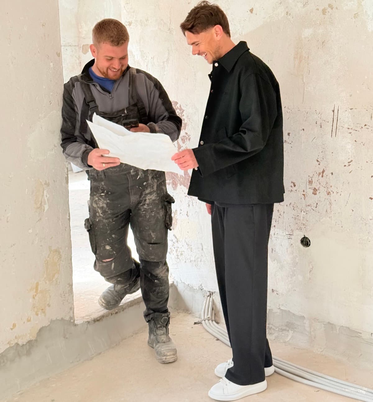 Handwerker bei der Arbeit