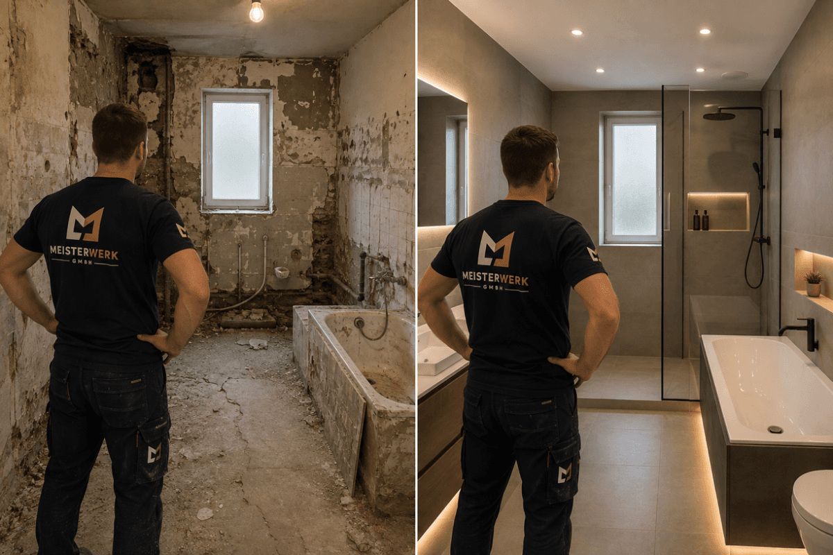 Badsanierung – vom Altbau zum modernen Traumbad.